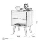 Nakas / Bedside Tables / Nighstand AON-NKS006